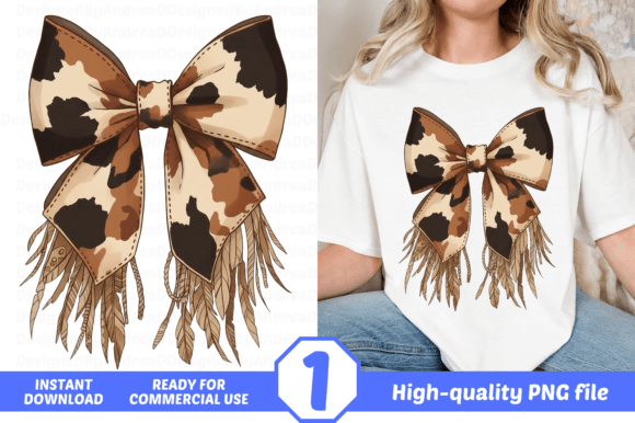 Bringing Southern Charm to Your Projects with the Western Coquette Bow PNG