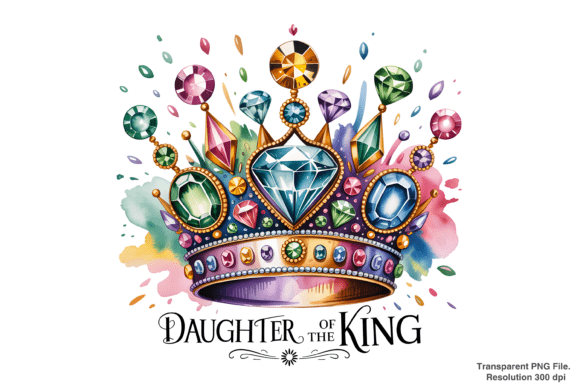 Daughter of the King PNG: A Versatile Christian Design Asset