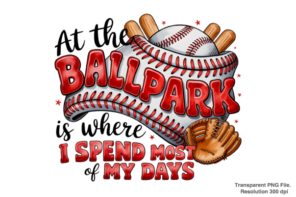Elevating Sports-Themed Branding with High-Quality Baseball Mom and Season PNG Assets