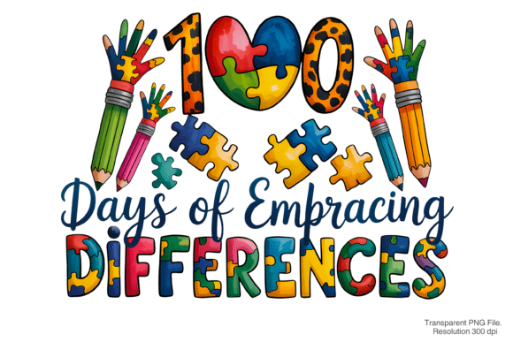 Embrace Diversity: 100 Days of Differences PNG