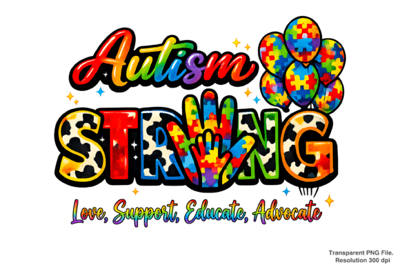 Empowering Designs: Autism Strong Sublimation PNG Guide