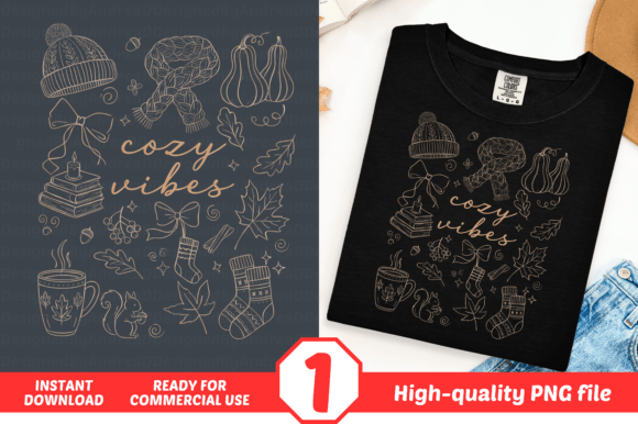 Evaluating Cozy Vibes, Fall Sublimation Designs for Creative Projects