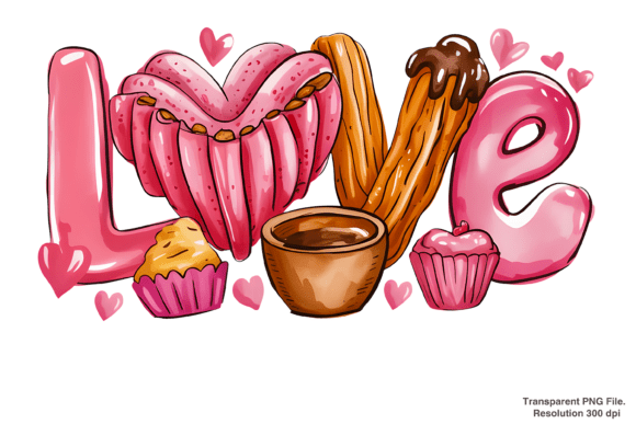 Evaluating the Love Concha Pan Dulce PNG for Creative Projects