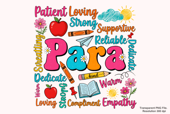 Evaluating the Paraprofessional Appreciation PNG for Custom Projects and Gifts