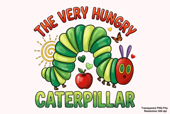 Evaluating The Very Hungry Caterpillar PNG for Creative Projects
