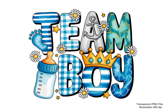Unlocking Creative Potential with High-Quality Team Boy and Gender Reveal PNGs