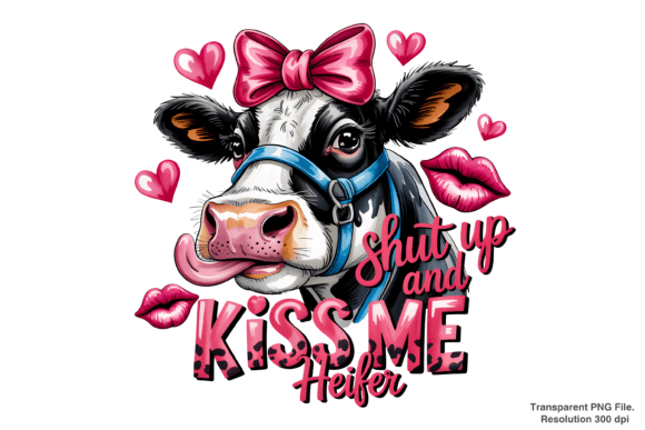 Unlocking Creativity: The Ultimate Guide to Using Kiss Me Heifer Holstein Cow PNGs for Modern DIY Projects